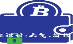 专业的BITP钱包图标设计：大气、简约