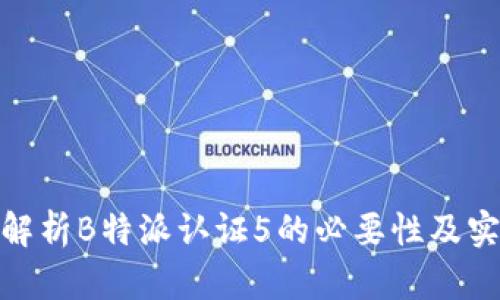 全方位解析B特派认证5的必要性及实施步骤