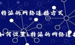 设置b特派的网络连接方式    如何设置