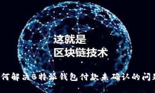 如何解决B特派钱包付款未确认的问题？
