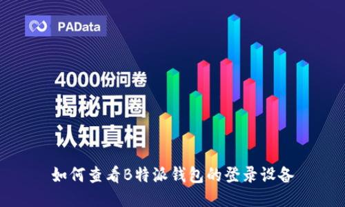 如何查看B特派钱包的登录设备