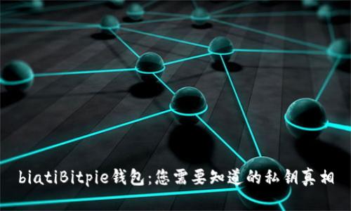 biatiBitpie钱包：您需要知道的私钥真相